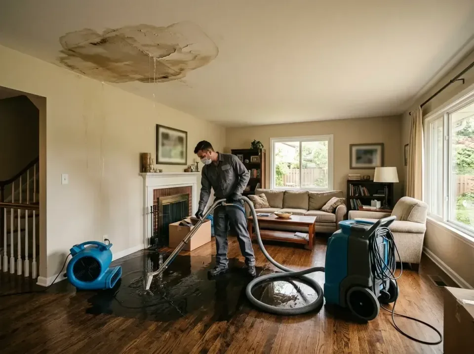 attic-pipe-burst-ceiling-drip-008 — frequently asked questions, Water Damage Restoration & Carpet Care in Columbia, TN